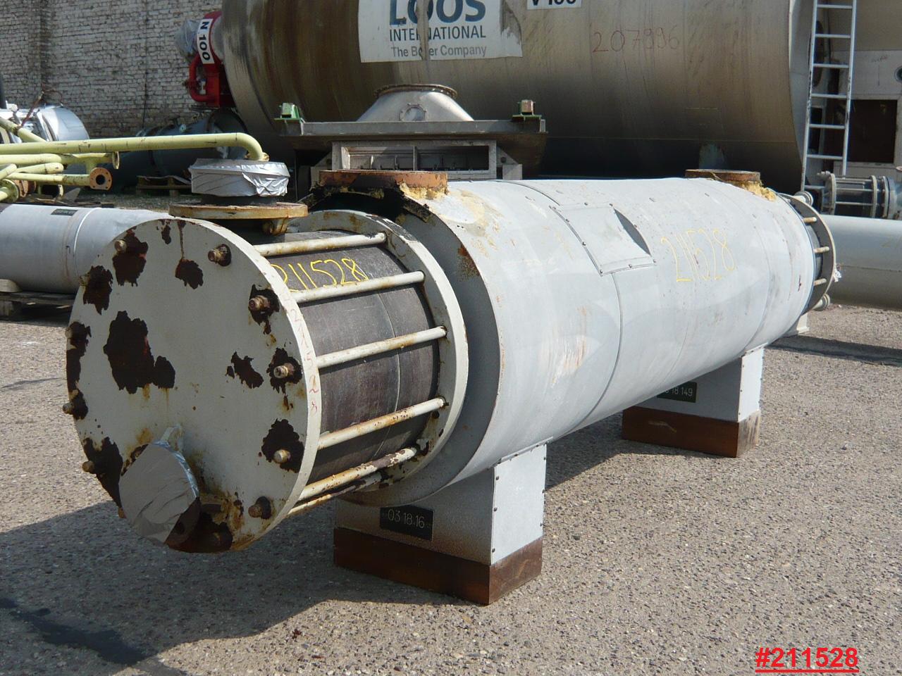 IPP# 211528, 7 m² (75.3 ft²)  Graphite Shell and Tube Heat Exchanger For Sale