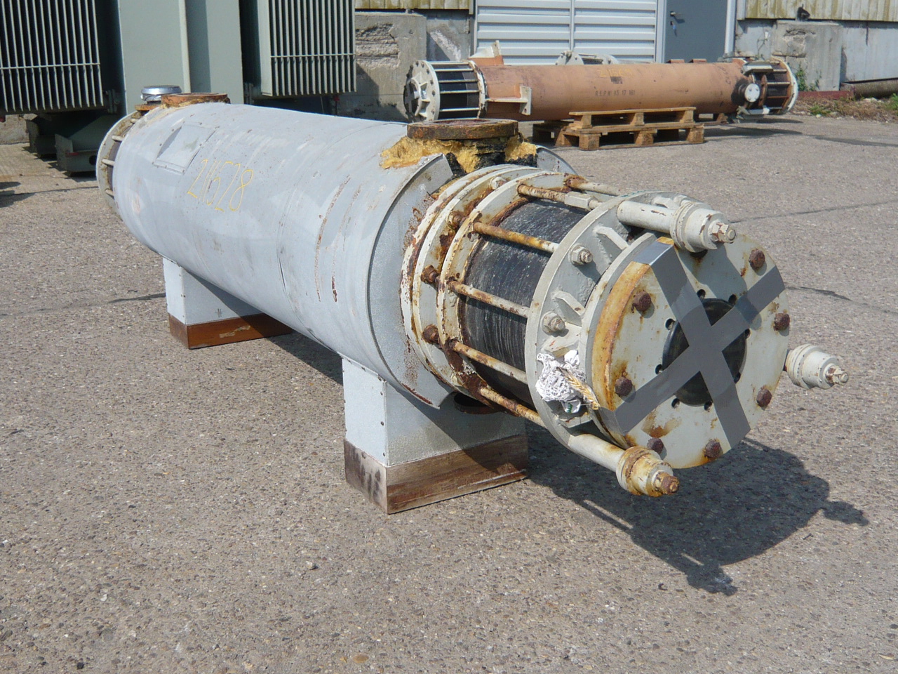 IPP# 211528, 7 m² (75.3 ft²)  Graphite Shell and Tube Heat Exchanger For Sale