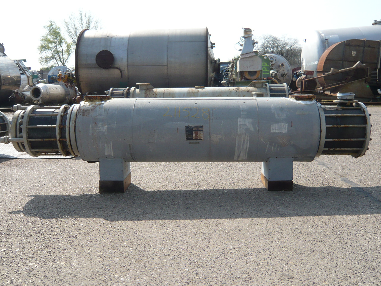 IPP# 211528, 7 m² (75.3 ft²)  Graphite Shell and Tube Heat Exchanger For Sale