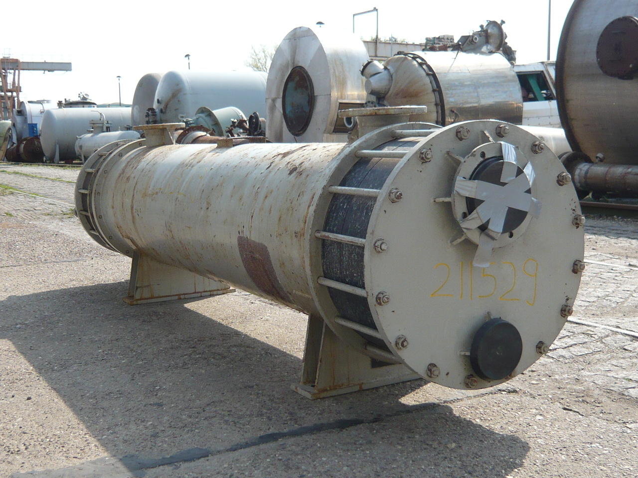 IPP# 211529, 29.9 m² (322 ft²)  Graphite Shell and Tube Heat Exchanger For Sale