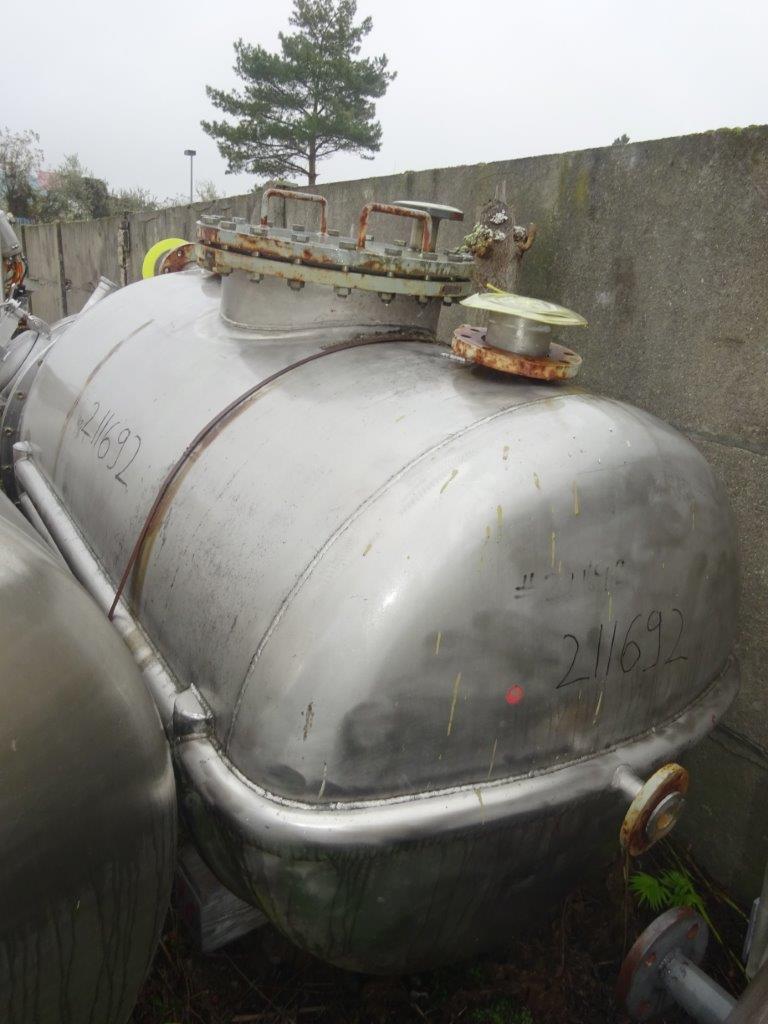 IPP# 211692, 1,600 L (422.7 gallons)  Stainless Steel 316  Tank For Sale