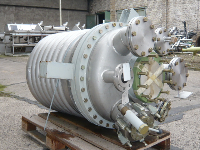 IPP# 211697, 565 L (149.3 gallons)  Stainless Steel 316 Batch-Type Agitated Reactor For Sale