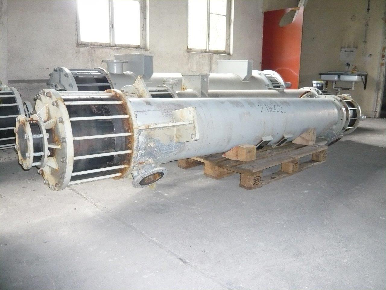 IPP# 211602, 10 m² (107.6 ft²)  Graphite Shell and Tube Heat Exchanger For Sale