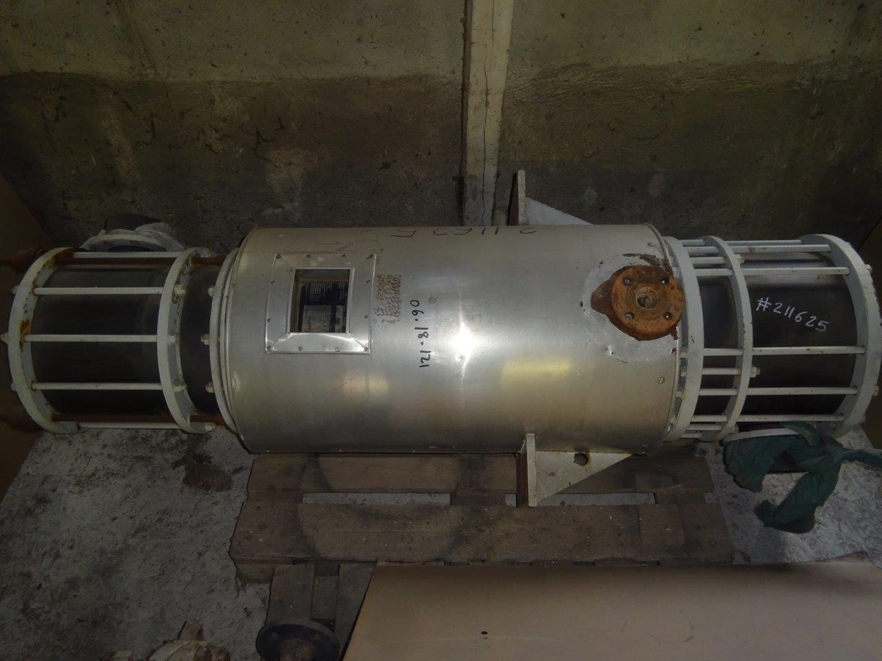 IPP# 211625, 1.25 m² (13.5 ft²)  Graphite Shell and Tube Heat Exchanger For Sale