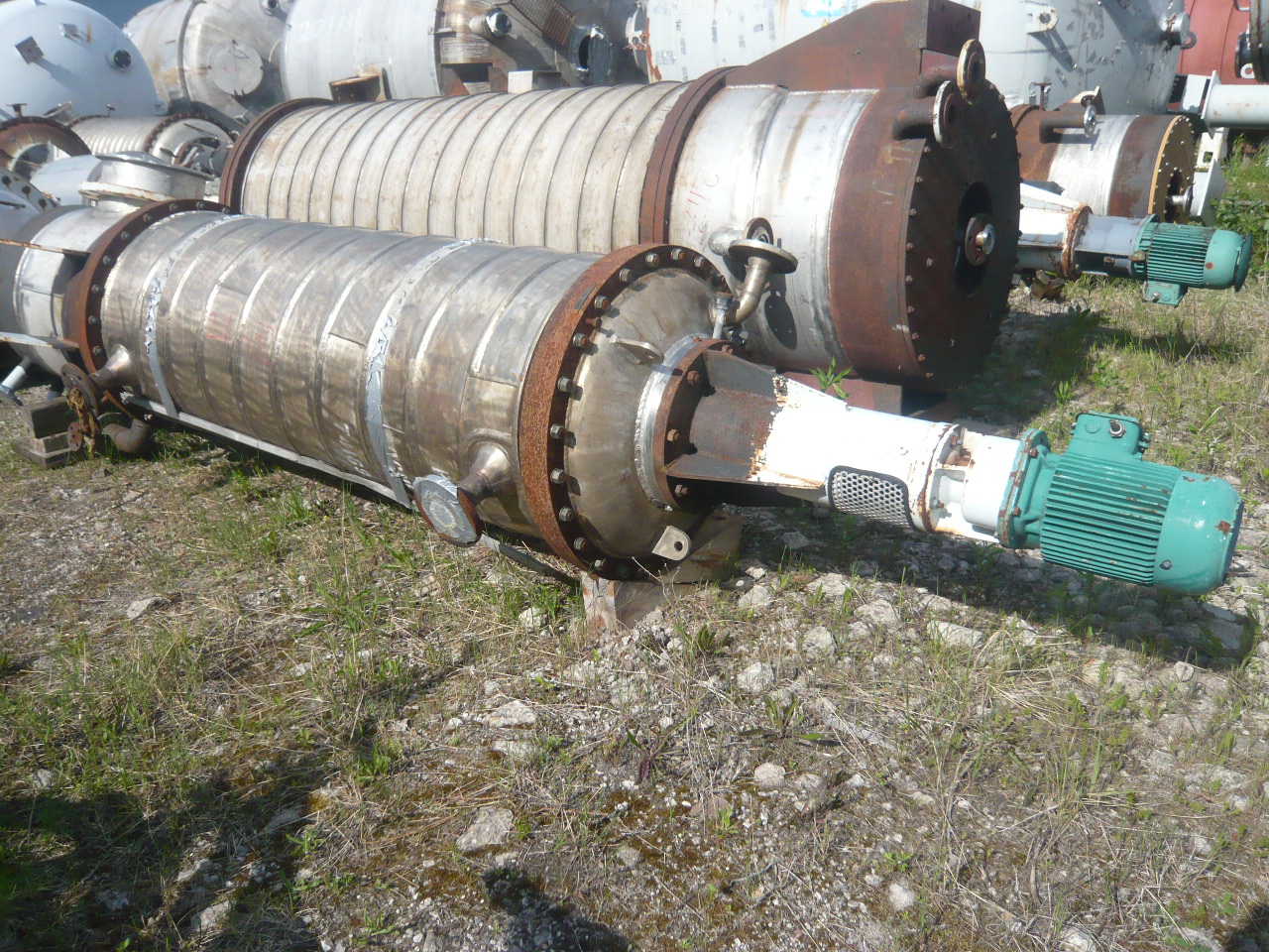  Stainless Steel 316 Wiped/Thin Film Evaporator 72.6 kg/h (160 lb/h) For Sale - IPP# 211632