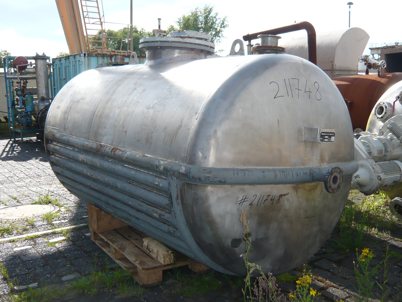 IPP# 211748, 4,000 L (1,057 gallons)  Stainless Steel 316  Tank For Sale