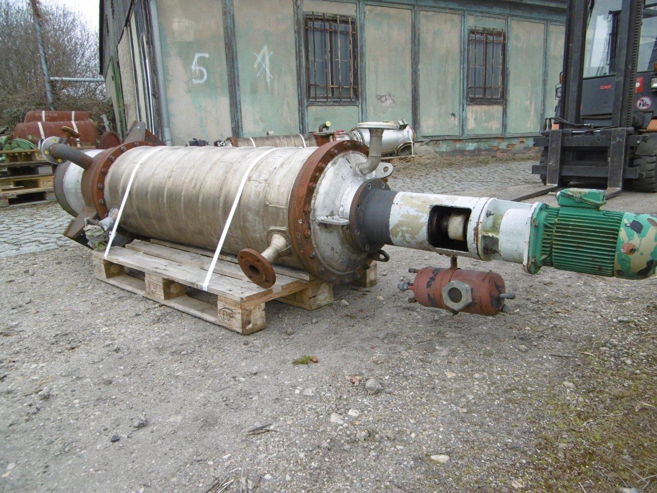  Stainless Steel Austenitic Wiped/Thin Film Evaporator 43.1 kg/h (95 lb/h) For Sale - IPP# 211750