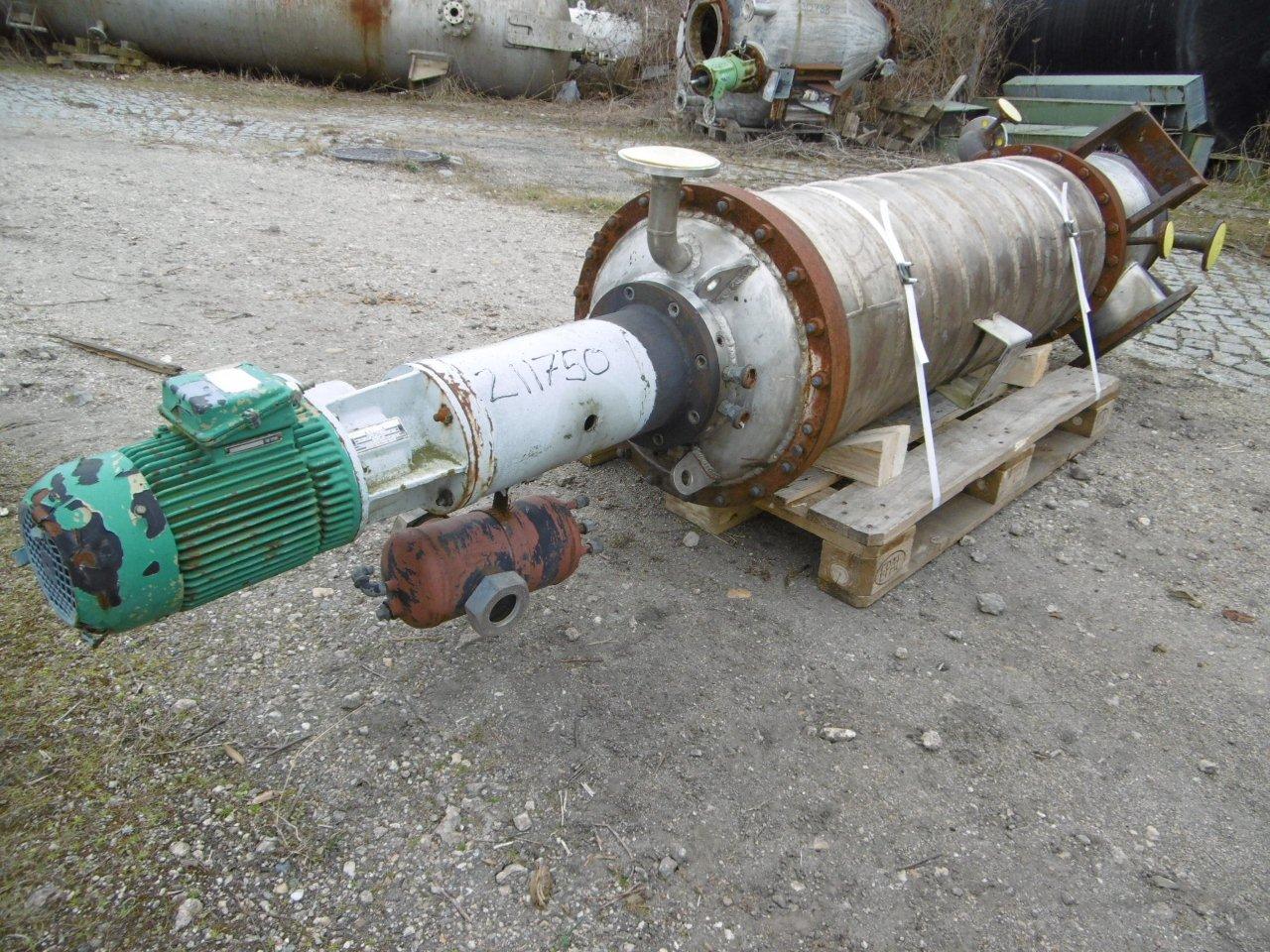  Stainless Steel Austenitic Wiped/Thin Film Evaporator 43.1 kg/h (95 lb/h) For Sale - IPP# 211750