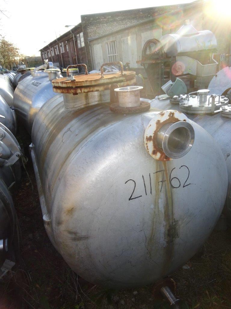 IPP# 211762, 1,600 L (422.7 gallons)  Stainless Steel 316  Tank For Sale