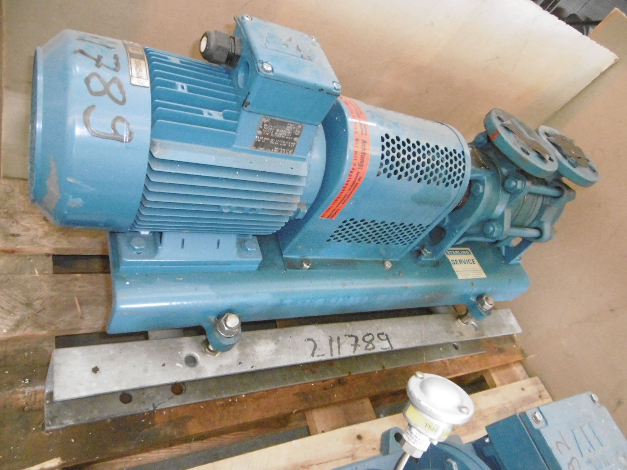 IPP# 211789, 3.5 m3/h (15.4 GPM) Unused Graphite Centrifugal Pump For Sale