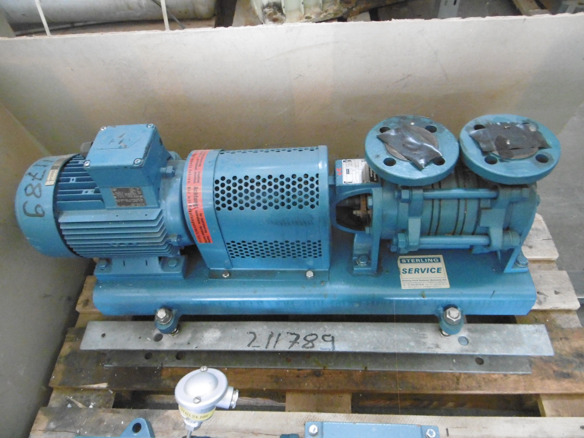 IPP# 211789, 3.5 m3/h (15.4 GPM) Unused Graphite Centrifugal Pump For Sale