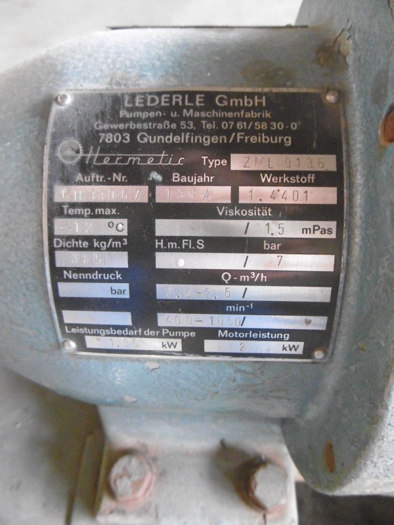 IPP# 211793, 2.5 m3/h (11 GPM)  Stainless Steel 316 Centrifugal Pump For Sale