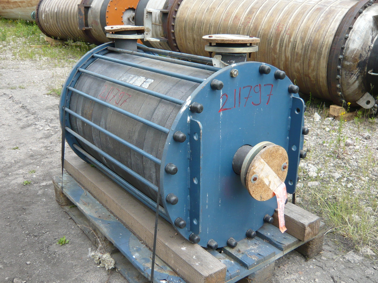 IPP# 211797, 7.2 m² (77.5 ft²)  Graphite Block Heat Exchanger For Sale