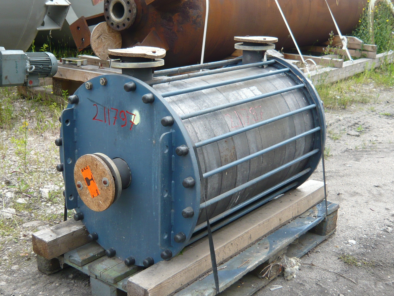 IPP# 211797, 7.2 m² (77.5 ft²)  Graphite Block Heat Exchanger For Sale