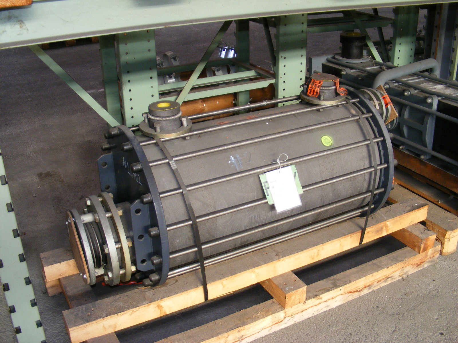 IPP# 211702, 4.2 m² (45.2 ft²)  Graphite Spiral Heat Exchanger For Sale