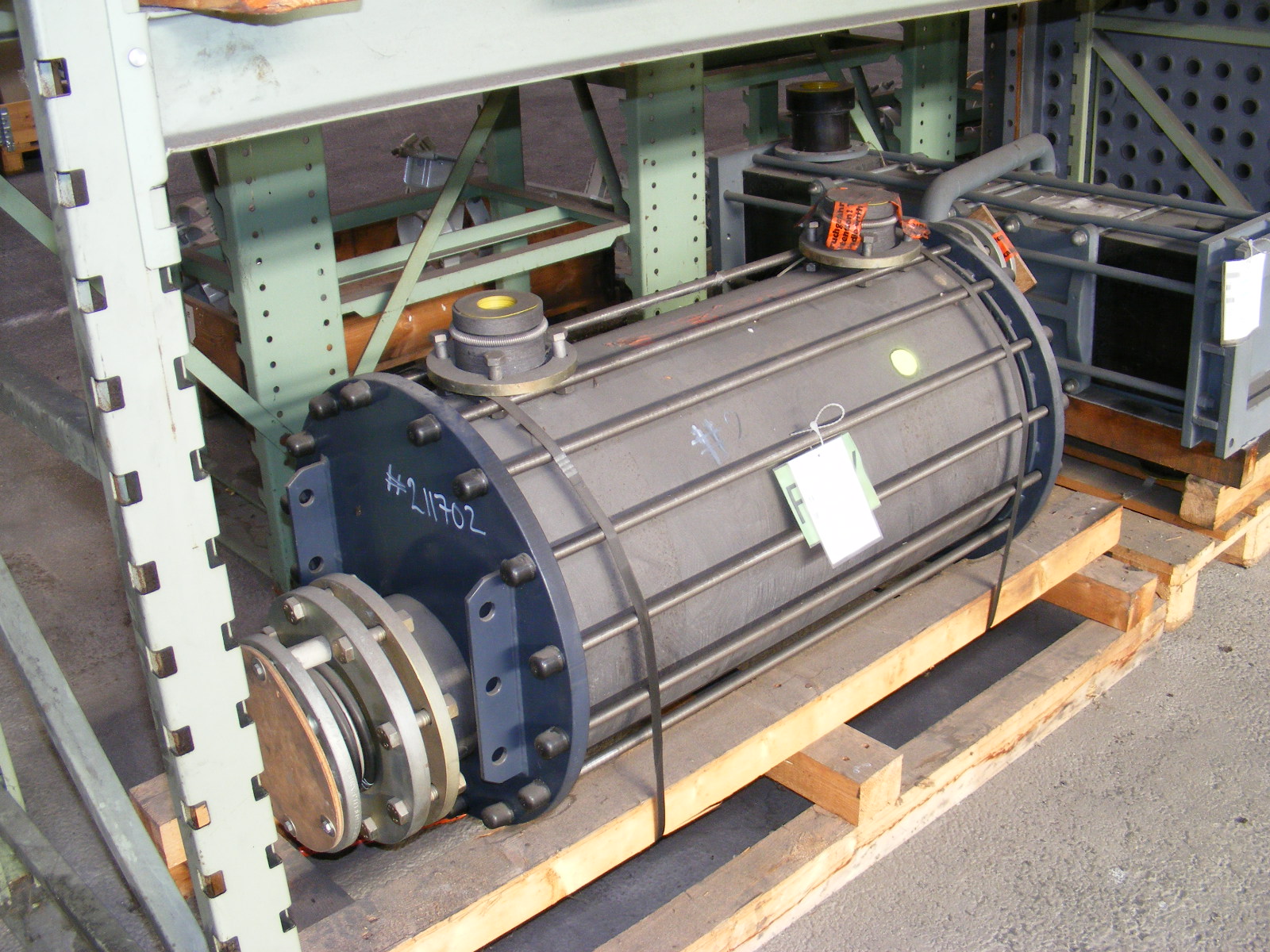 IPP# 211702, 4.2 m² (45.2 ft²)  Graphite Spiral Heat Exchanger For Sale