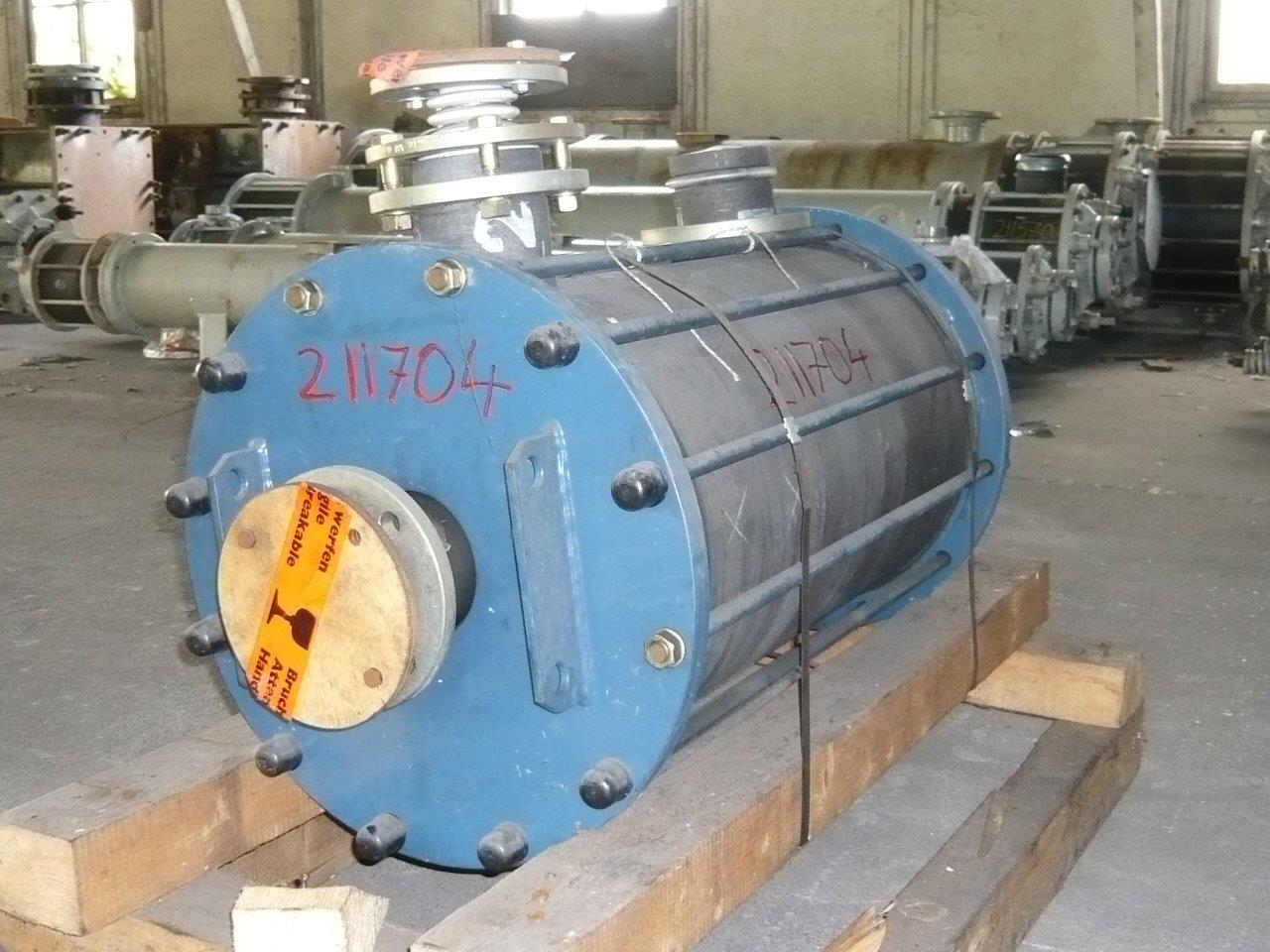 IPP# 211704, 2 m² (21.5 ft²)  Graphite Spiral Heat Exchanger For Sale