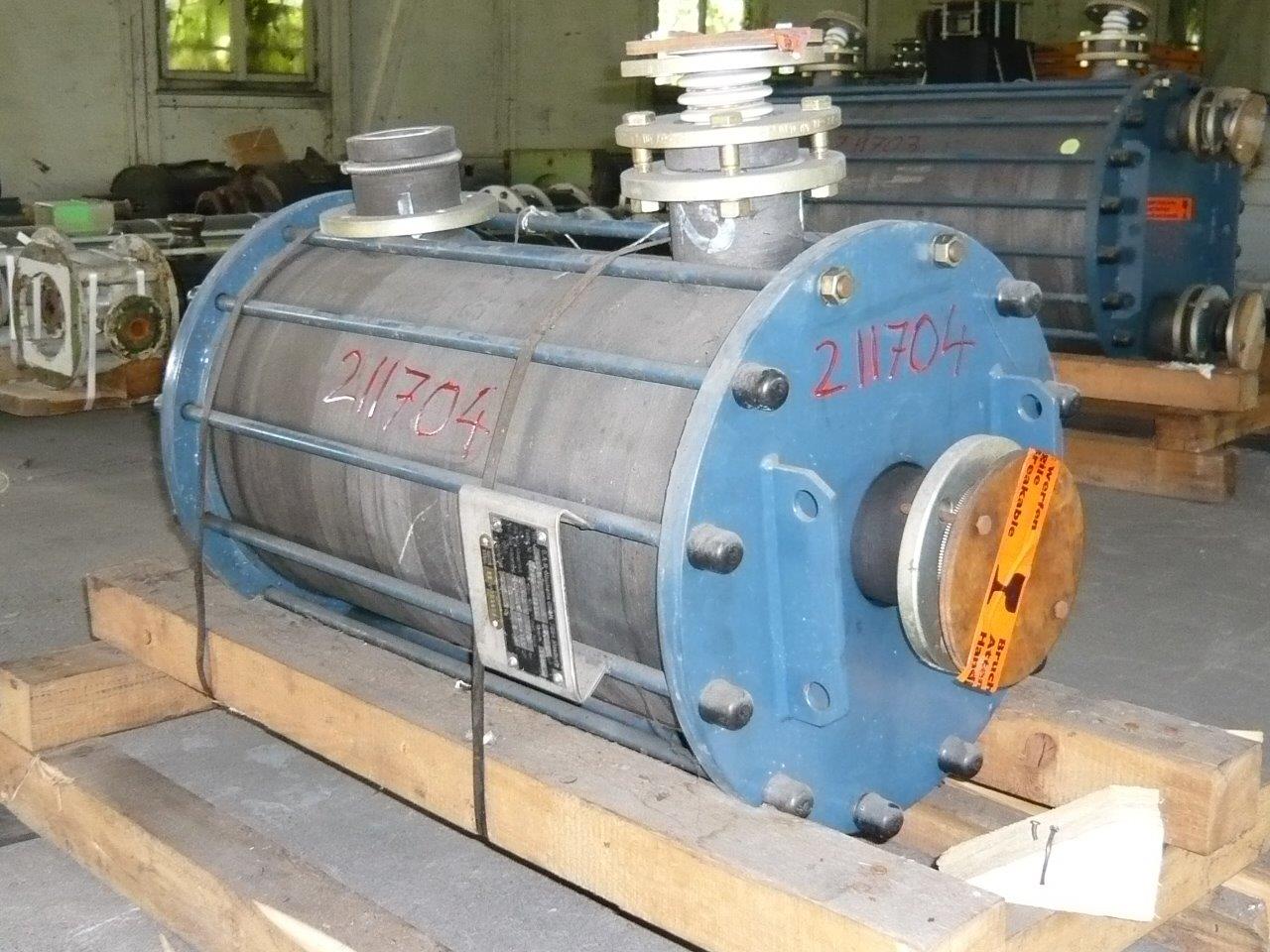 IPP# 211704, 2 m² (21.5 ft²)  Graphite Spiral Heat Exchanger For Sale