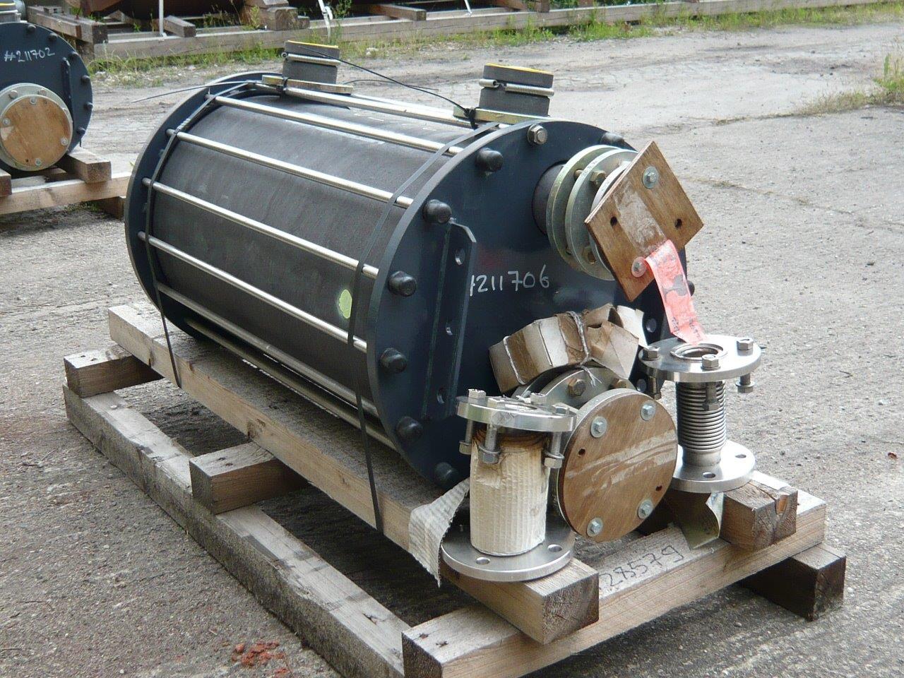 IPP# 211706, 4.2 m² (45.2 ft²)  Graphite Spiral Heat Exchanger For Sale