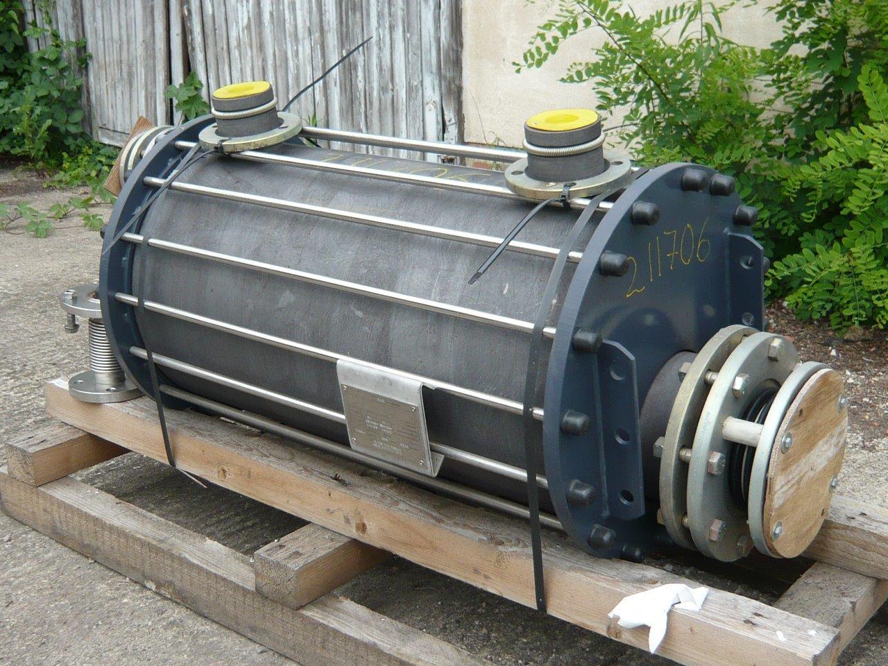 IPP# 211706, 4.2 m² (45.2 ft²)  Graphite Spiral Heat Exchanger For Sale