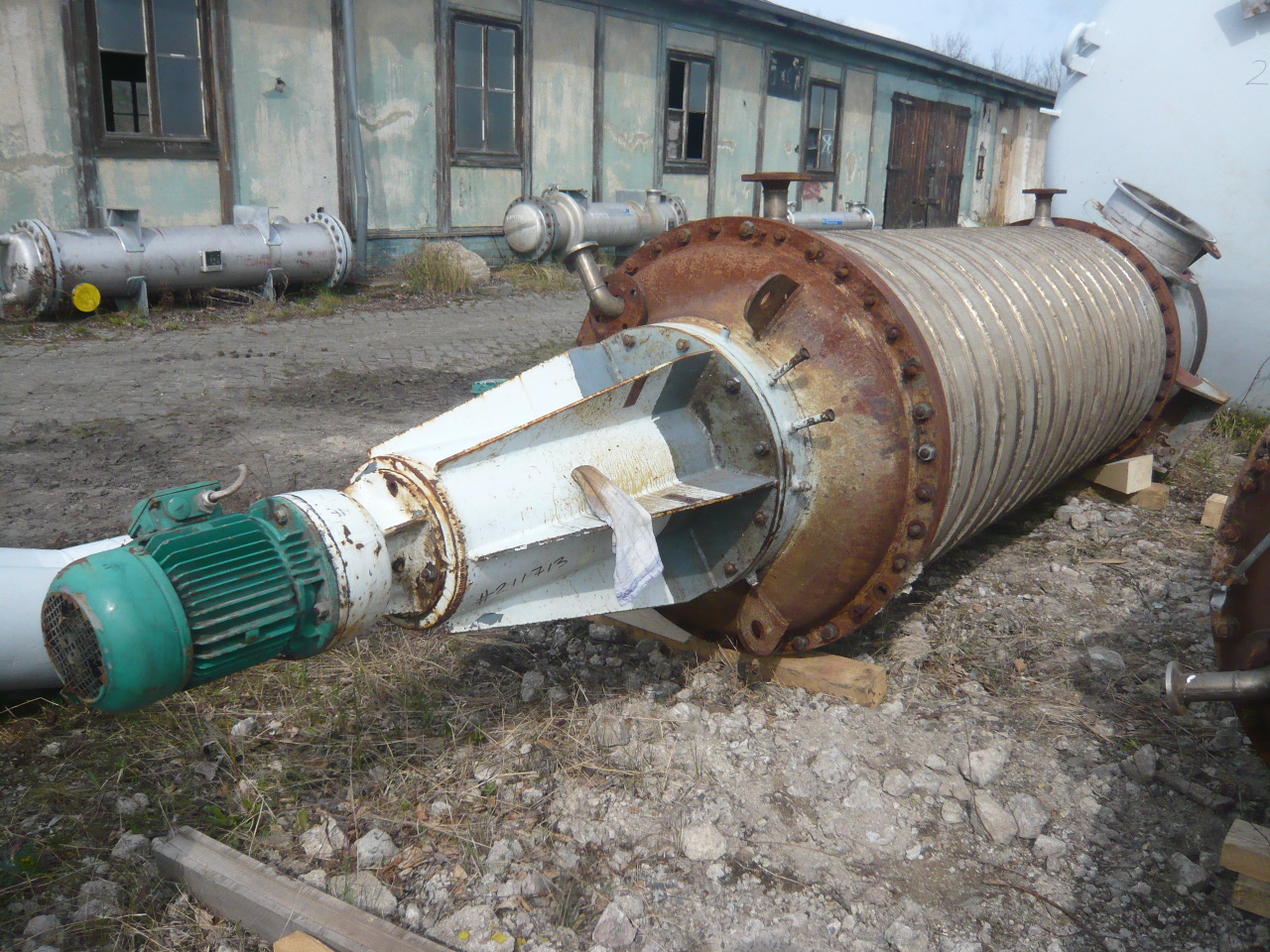  Stainless Steel 316 Wiped/Thin Film Evaporator  For Sale - IPP# 211713