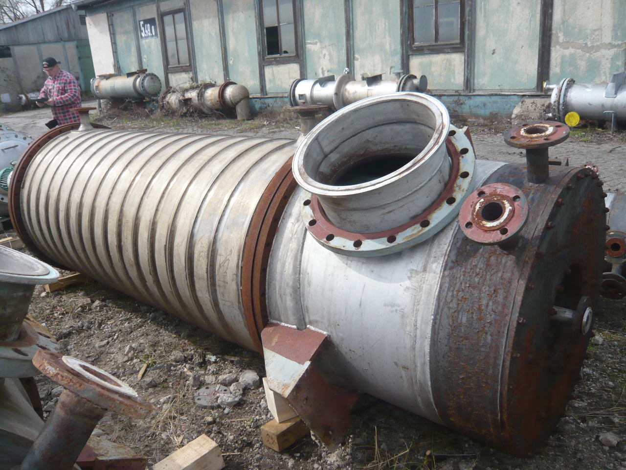  Stainless Steel 316 Wiped/Thin Film Evaporator  For Sale - IPP# 211713