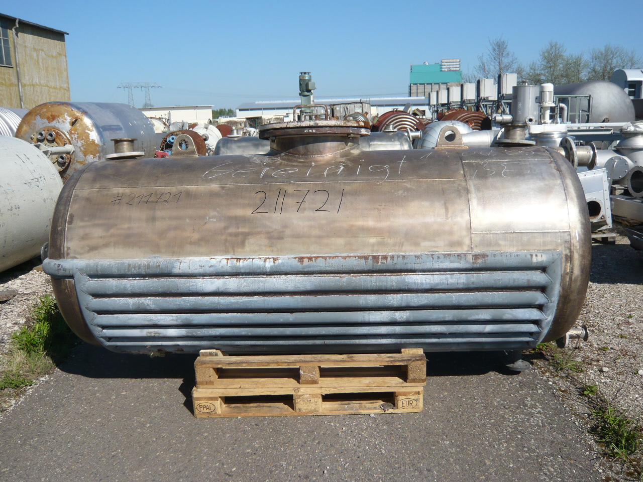 IPP# 211721, 2,500 L (660.4 gallons)  Stainless Steel 316  Tank For Sale