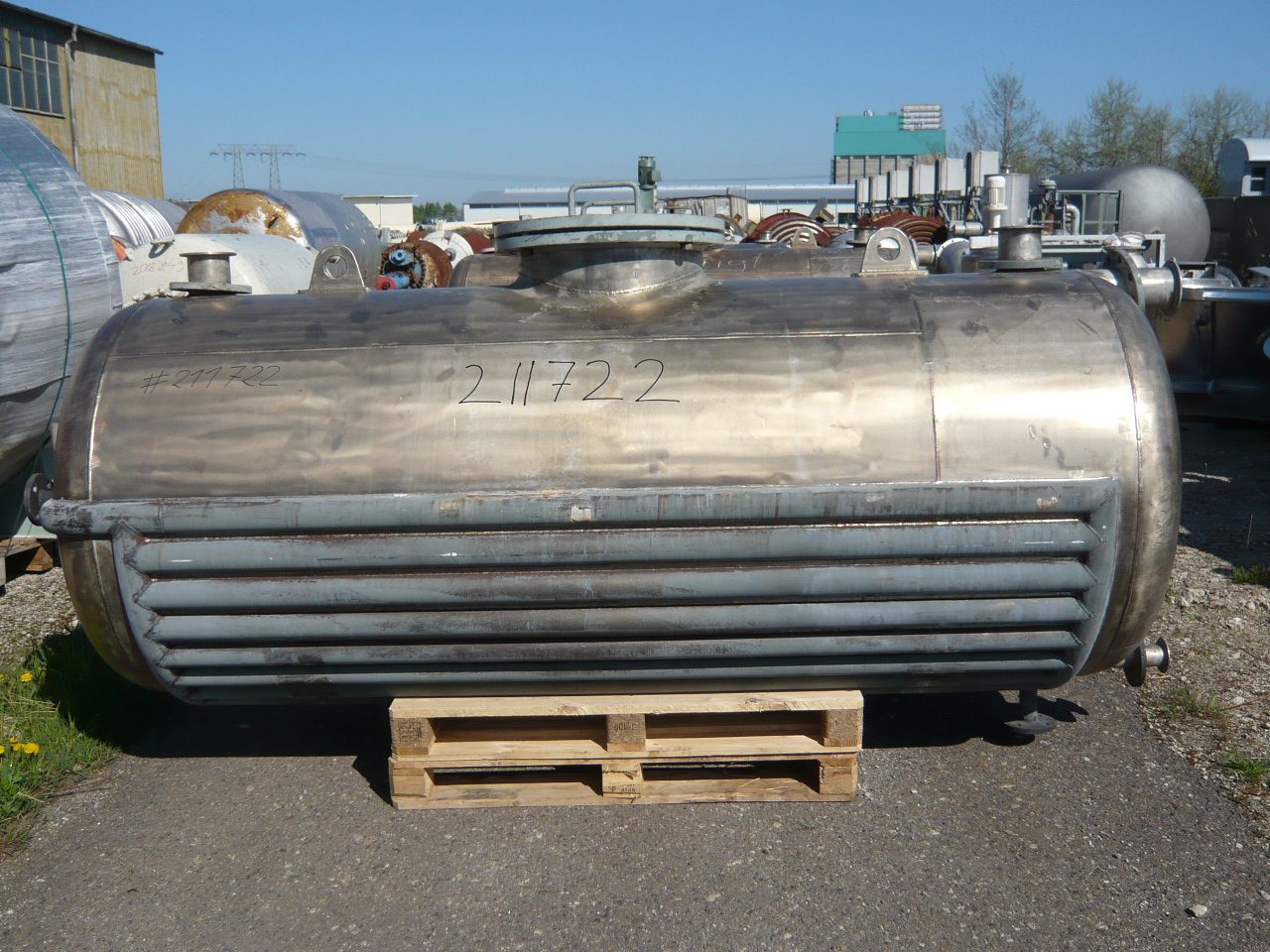 IPP# 211722, 2,500 L (660.4 gallons)  Stainless Steel 316  Tank For Sale