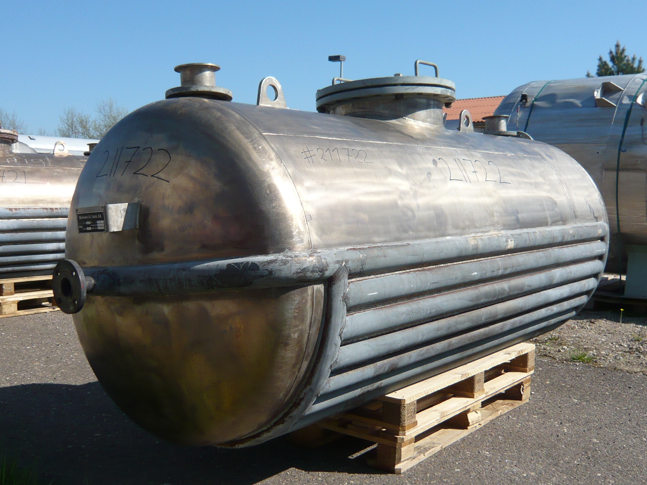 IPP# 211722, 2,500 L (660.4 gallons)  Stainless Steel 316  Tank For Sale