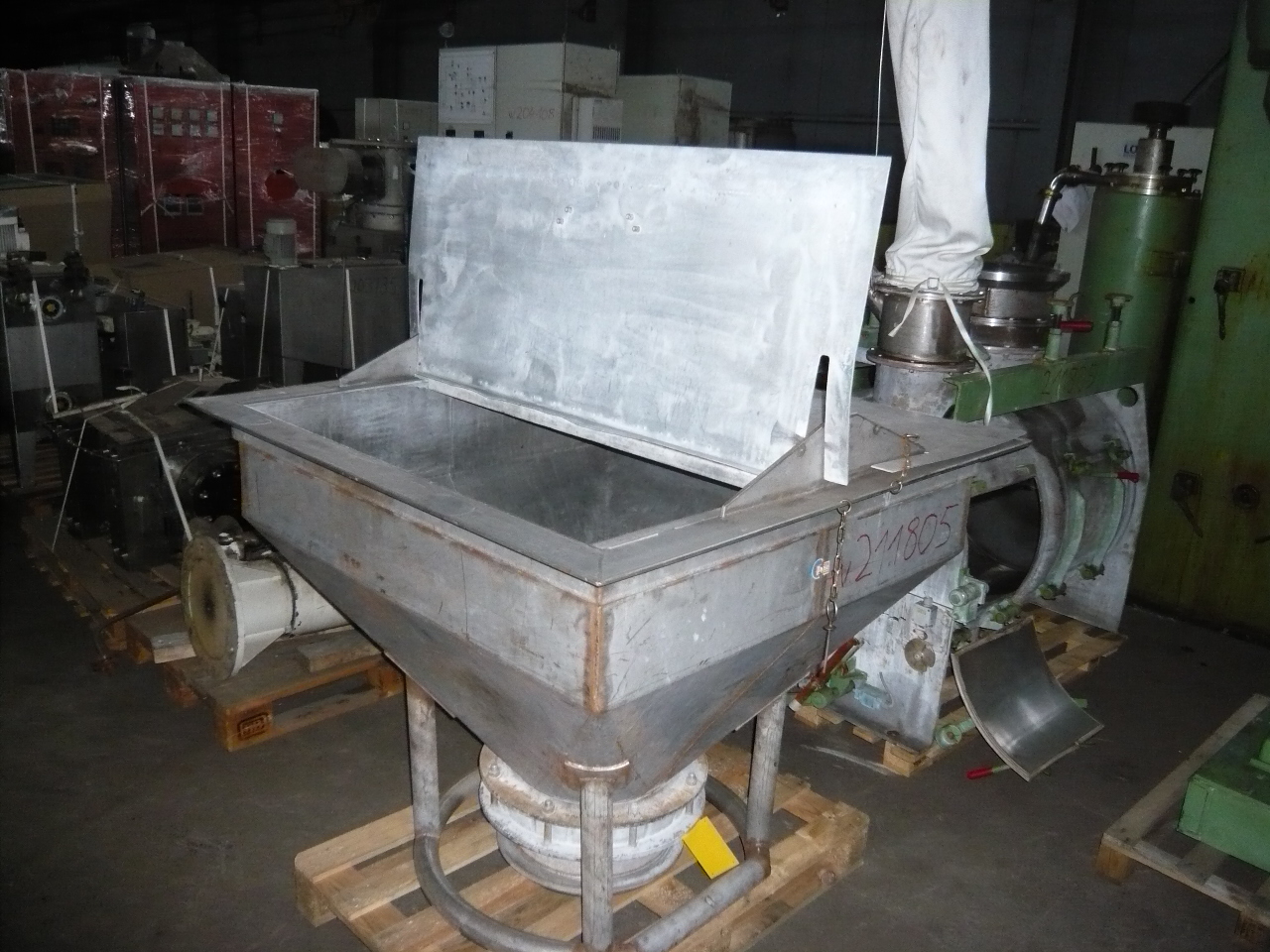 IPP# 211805, 0.6 m3 (21.2 ft3)  Stainless Steel Austentic  Mixer-Ribbon & Paddle For Sale