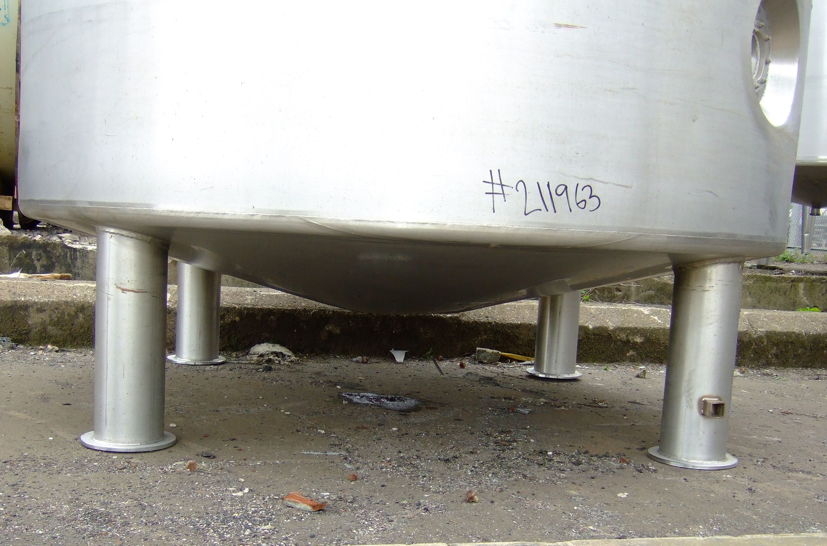 IPP# 211963, 15,000 L (3,963 gallons)  Stainless Steel 321  Tank For Sale