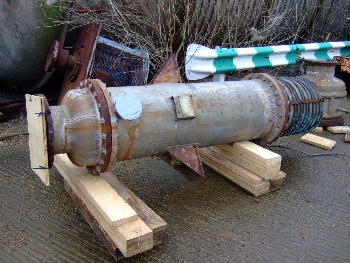 IPP# 211971, 15.7 m² (169 ft²)  Stainless Steel Austentic Shell and Tube Heat Exchanger For Sale