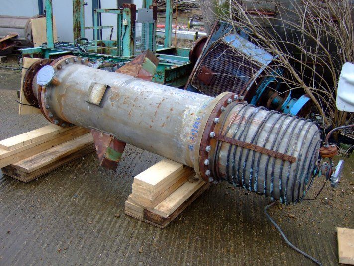 IPP# 211971, 15.7 m² (169 ft²)  Stainless Steel Austentic Shell and Tube Heat Exchanger For Sale