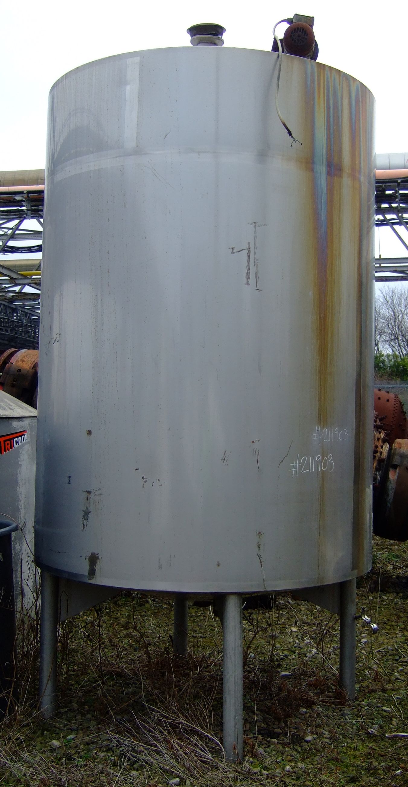 IPP# 211903, 6,500 L (1,717 gallons)  Stainless Steel 321  Tank For Sale