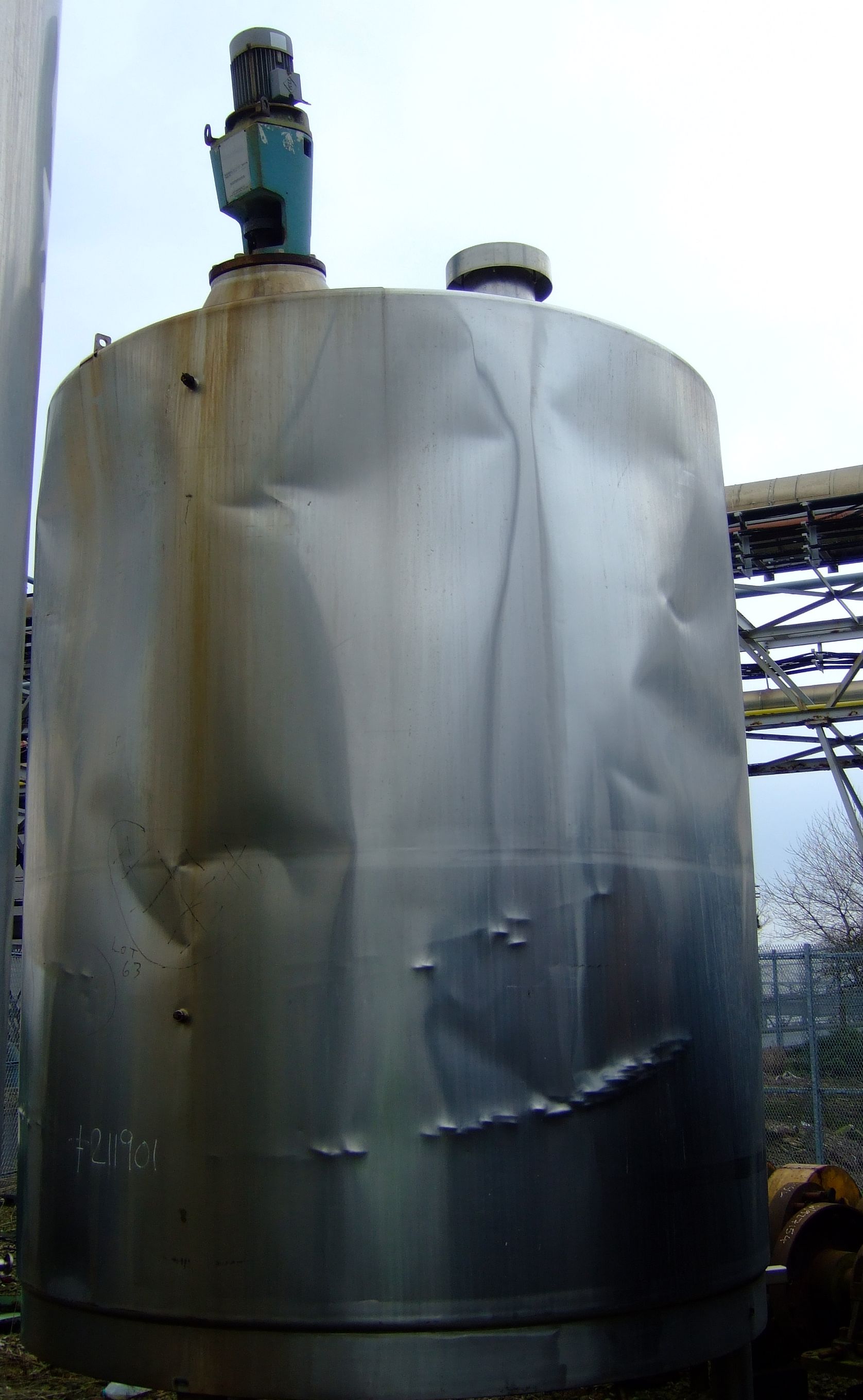 IPP# 211901, 10,000 L (2,642 gallons)  Stainless Steel 316  Tank For Sale