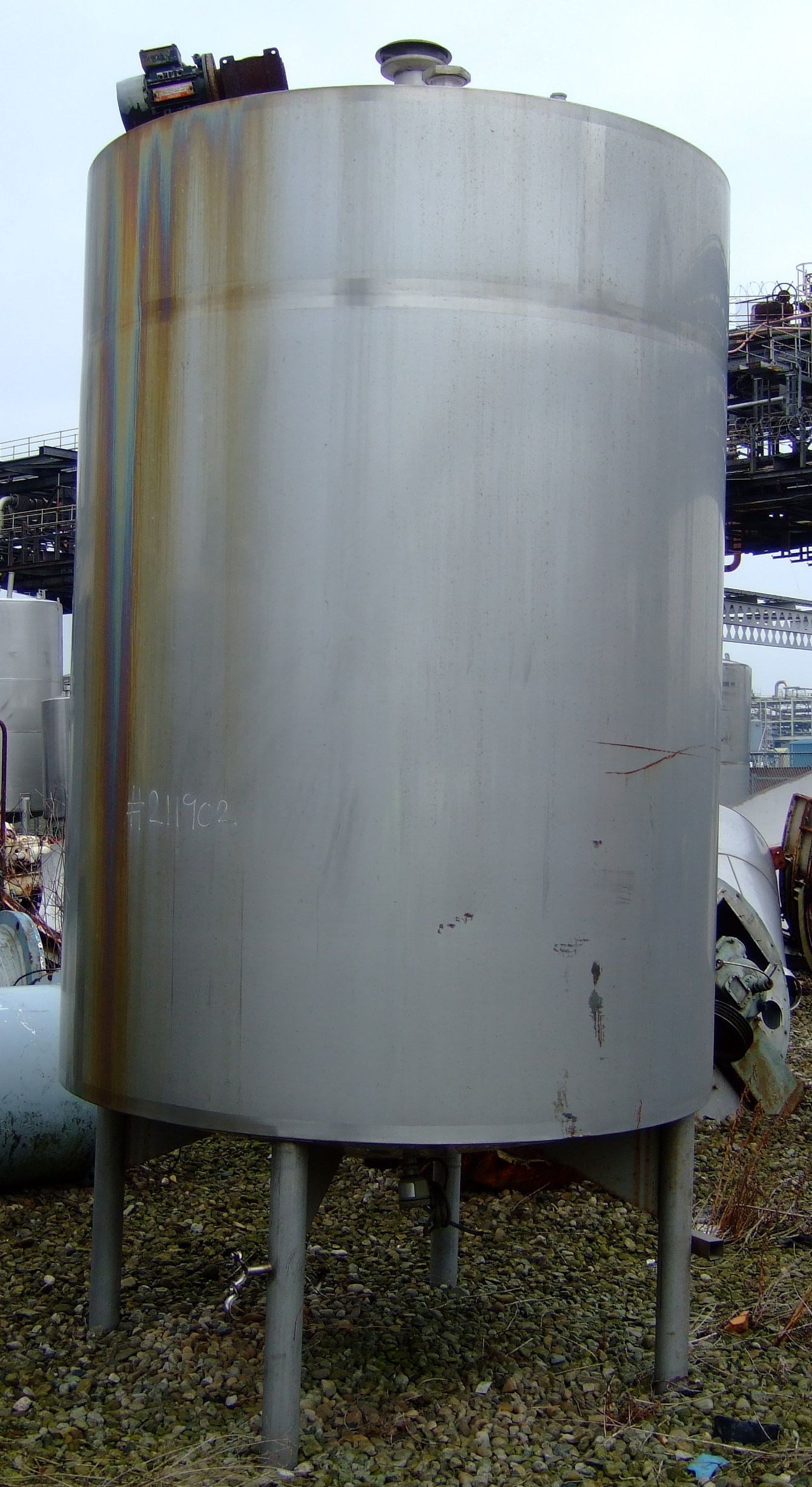 IPP# 211902, 6,500 L (1,717 gallons)  Stainless Steel 321  Tank For Sale