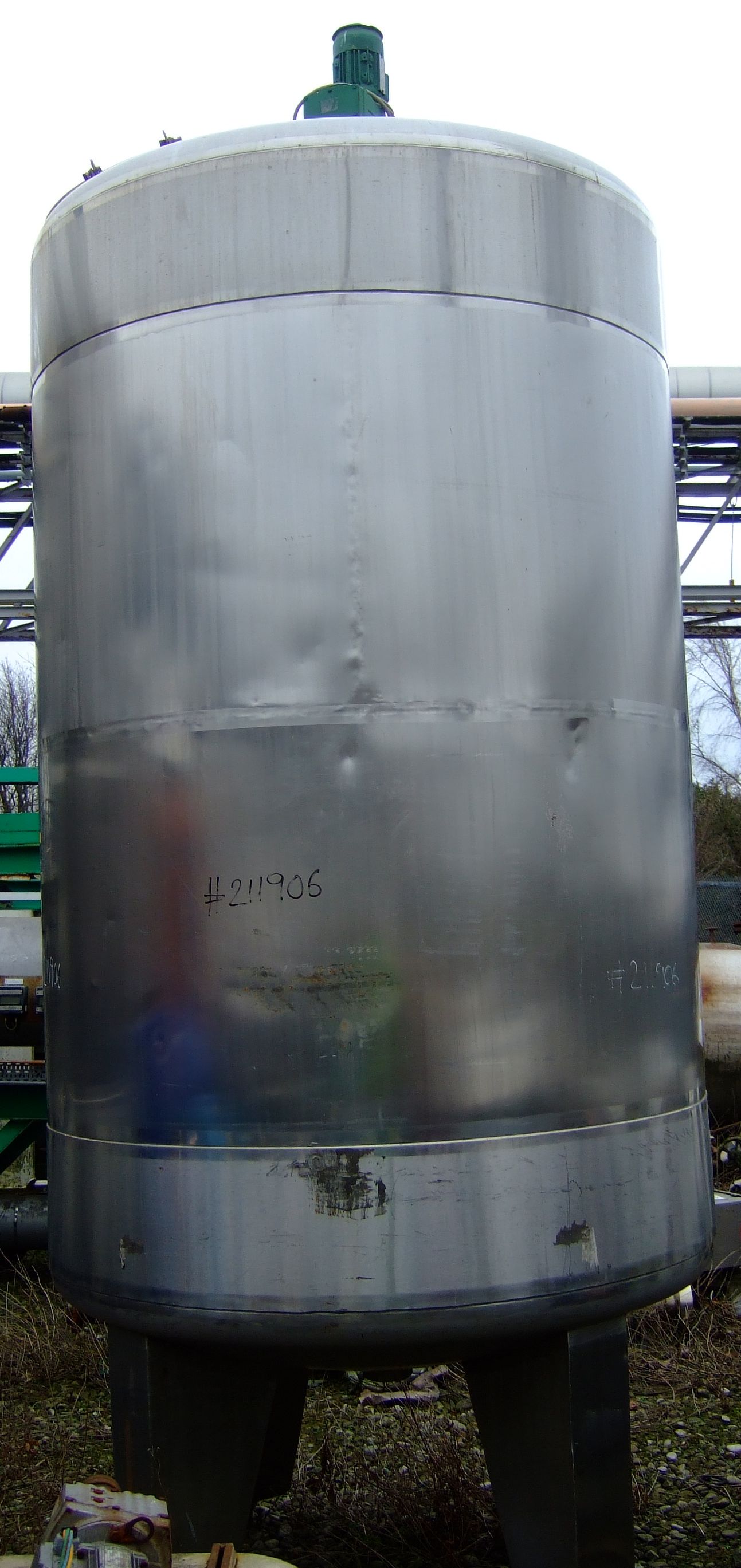 IPP# 211906, 4,000 L (1,057 gallons)  Stainless Steel 316  Tank For Sale