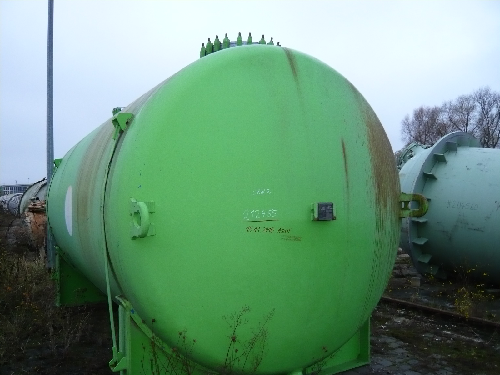 IPP# 212455, 32,660 L (8,628 gallons)  Glasslined  Tank For Sale