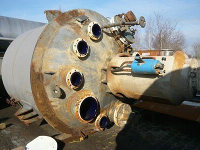 IPP# 212466, 9,353 L (2,471 gallons)  Glasslined Batch-Type Agitated Reactor For Sale