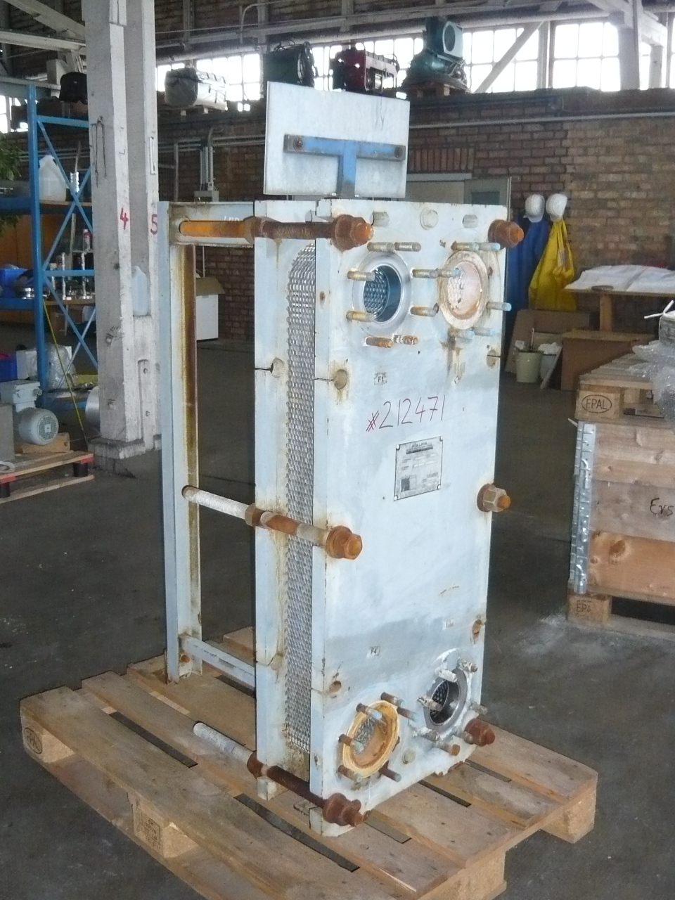 IPP# 212471, 7.6 m² (81.8 ft²)  Hastelloy - C276 Plate and Frame Heat Exchanger For Sale