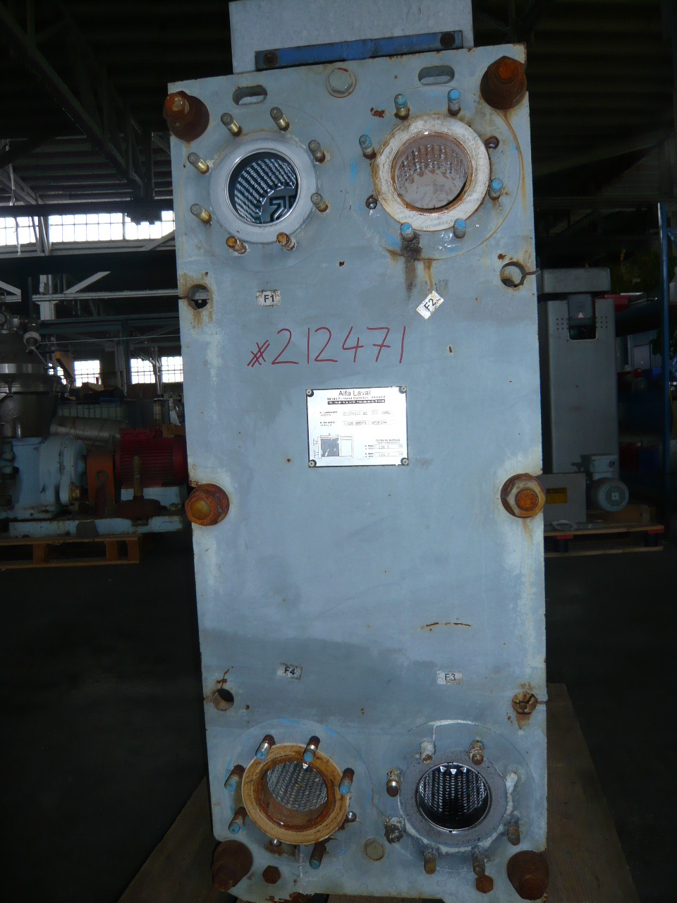 IPP# 212471, 7.6 m² (81.8 ft²)  Hastelloy - C276 Plate and Frame Heat Exchanger For Sale