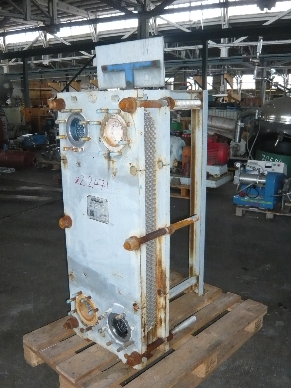 IPP# 212471, 7.6 m² (81.8 ft²)  Hastelloy - C276 Plate and Frame Heat Exchanger For Sale