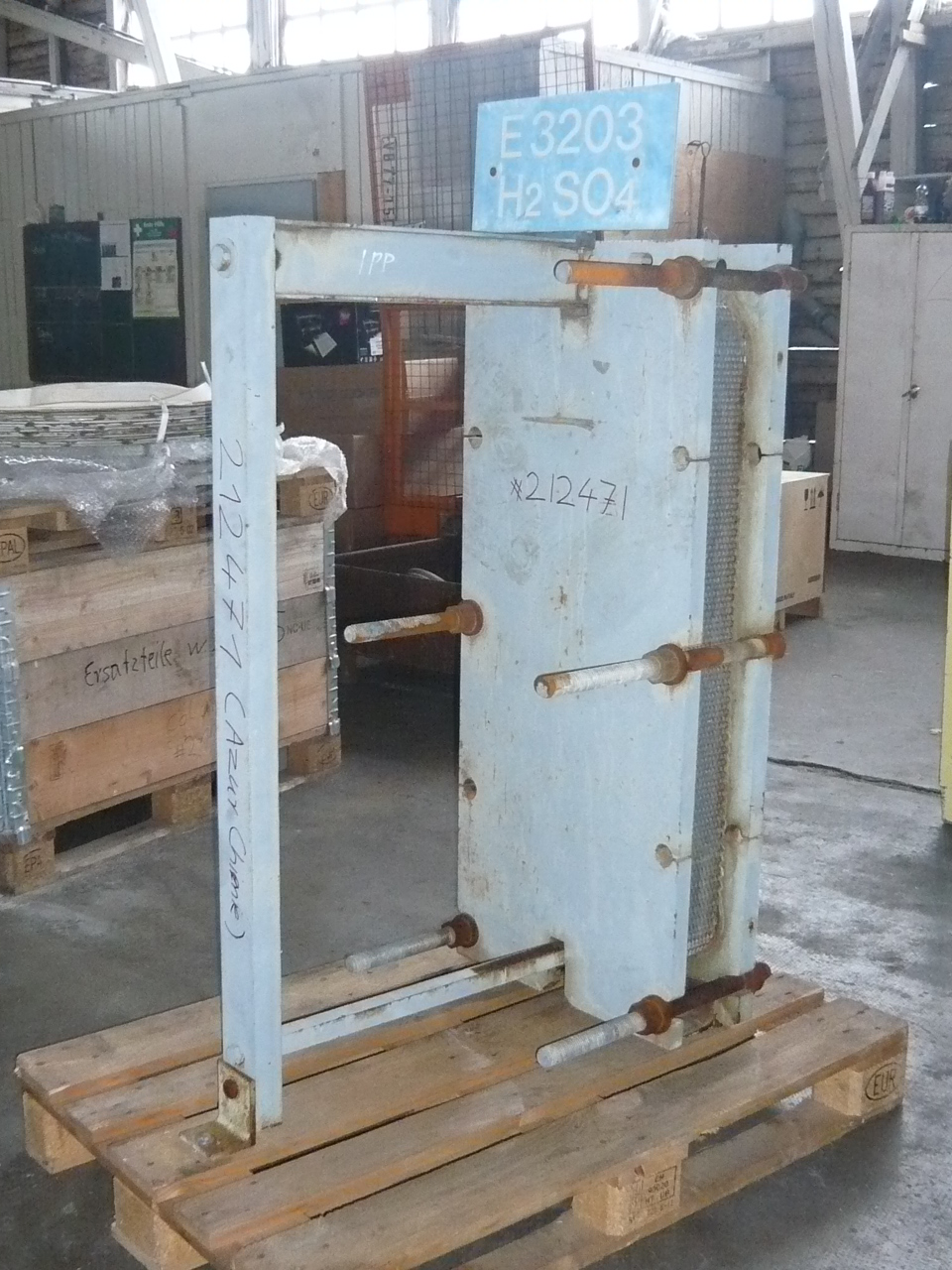 IPP# 212471, 7.6 m² (81.8 ft²)  Hastelloy - C276 Plate and Frame Heat Exchanger For Sale