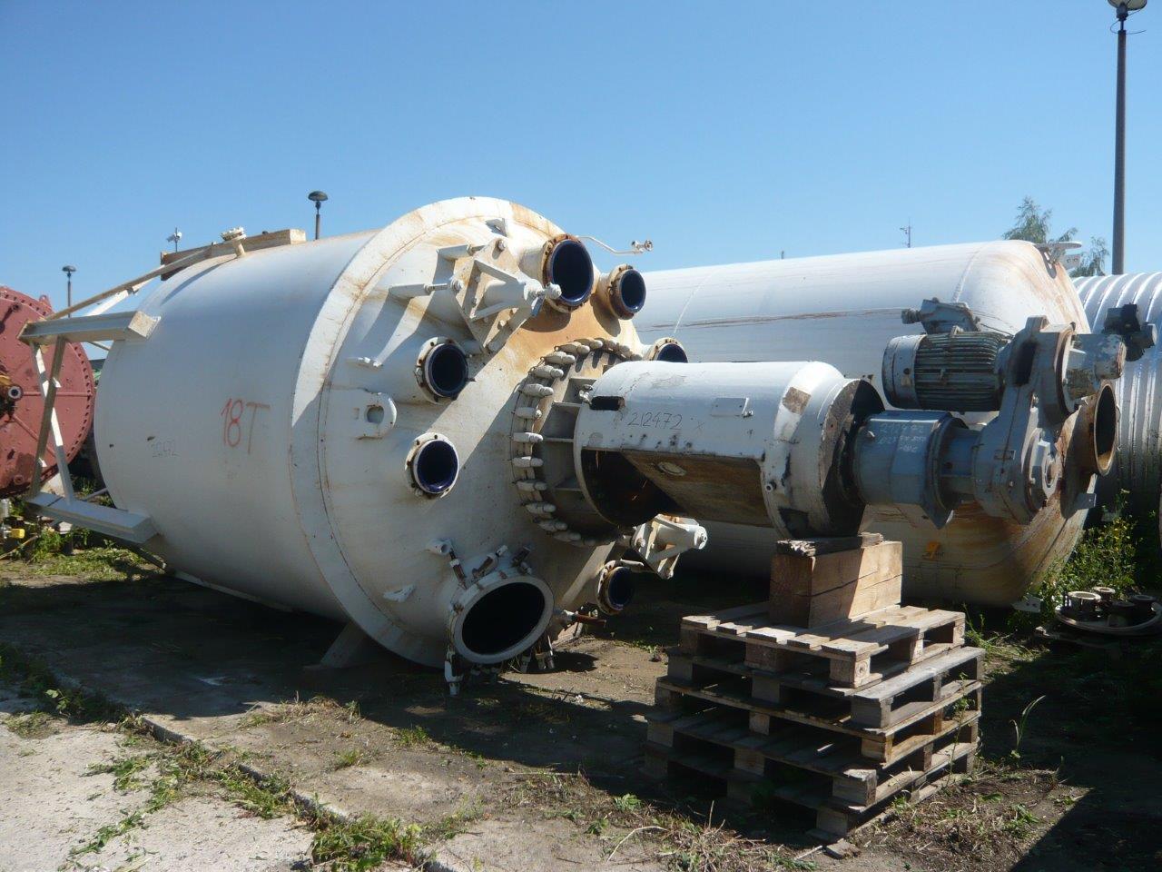 IPP# 212472, 18,125 L (4,788 gallons)  Glasslined Batch-Type Agitated Reactor For Sale