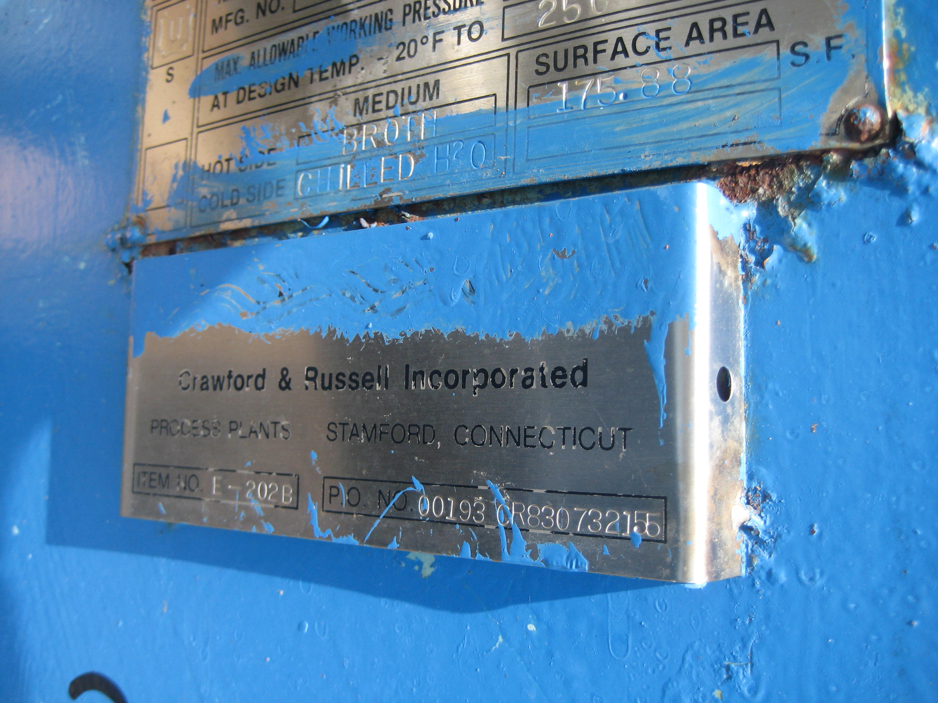 Stainless Steel 316 Plate and Frame Heat Exchanger - IPP# 212502