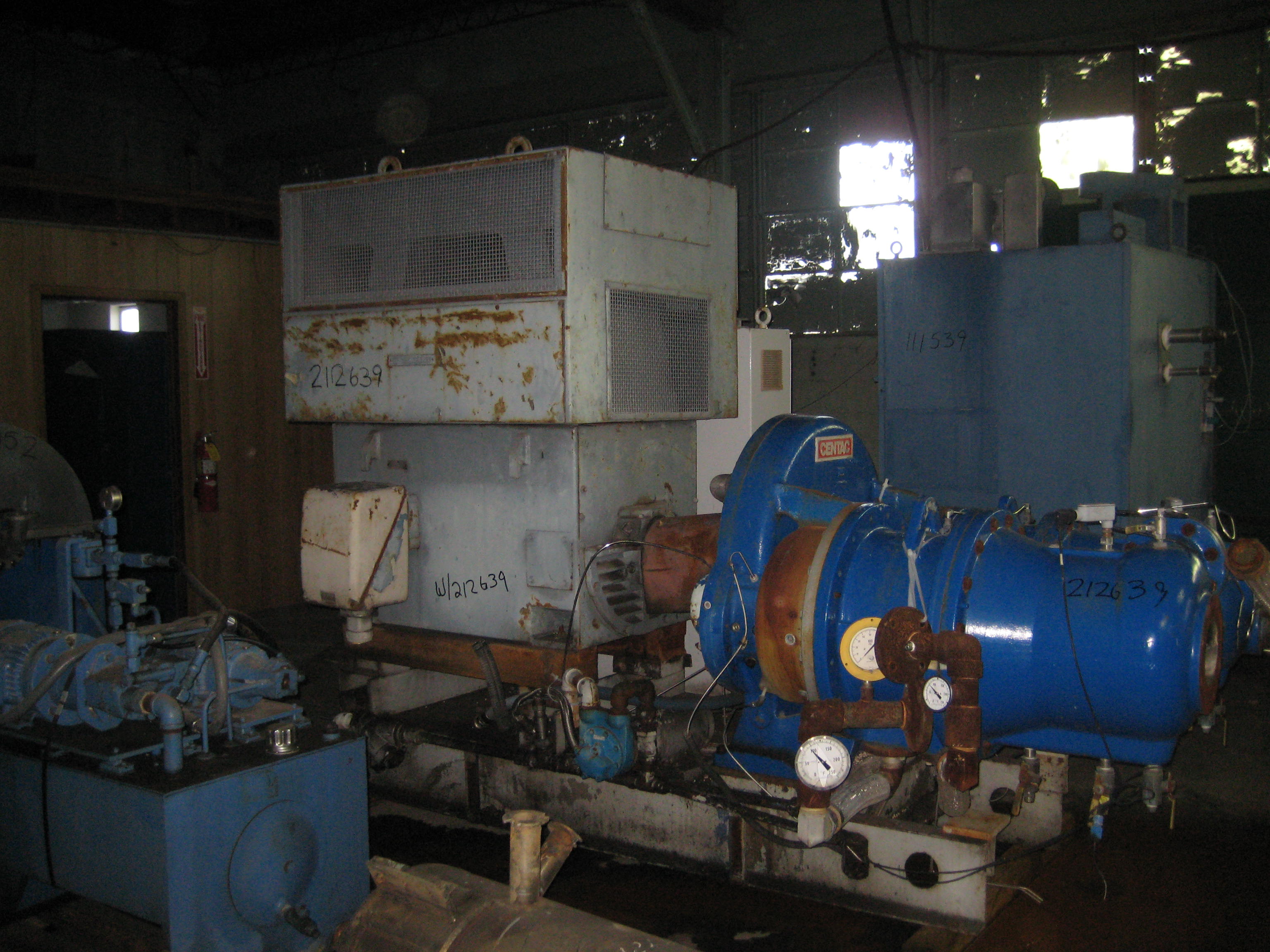 IPP# 212639, 4,586 m3/h (2,699 CFM)  Carbon Steel Centrifugal Compressor For Sale