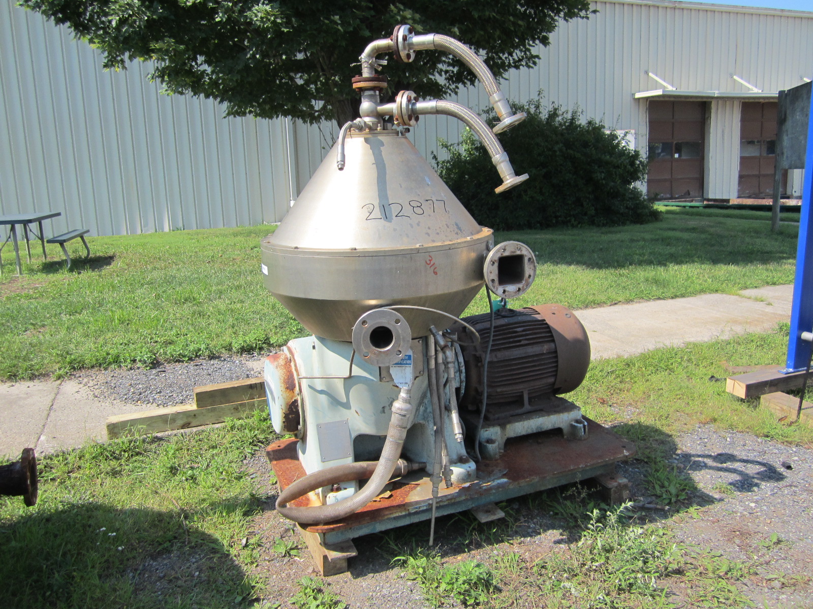 IPP# 212877, 22 kW (29.5 HP) Unused Stainless Steel 316  Centrifuge-Disc Bowl For Sale