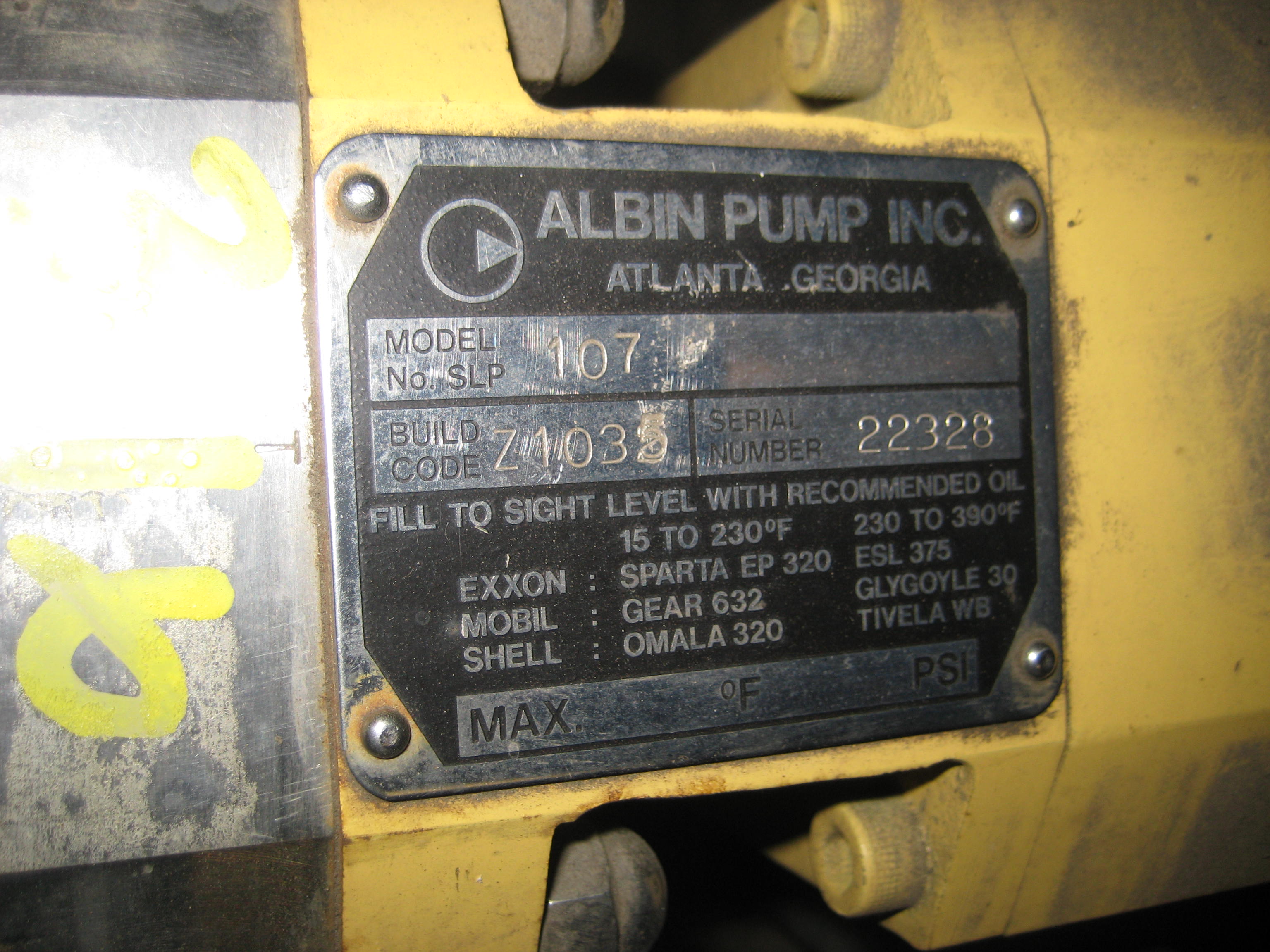 IPP# 212942,   Stainless Steel 316 Rotary Pump For Sale