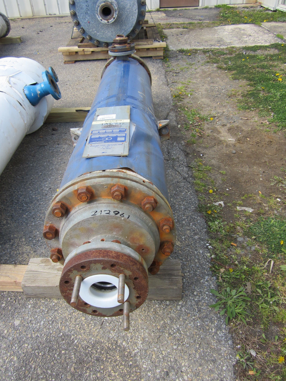 IPP# 212961, 7 m² (75 ft²)  Tantalum Shell and Tube Heat Exchanger For Sale