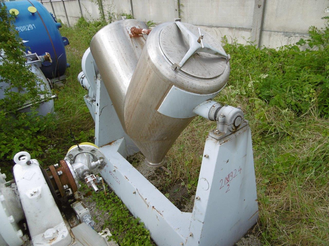 IPP# 212924, 0.2 m3 (7.1 ft3)  Stainless Steel 316  Mixer-Twin Shell & Double Cone For Sale